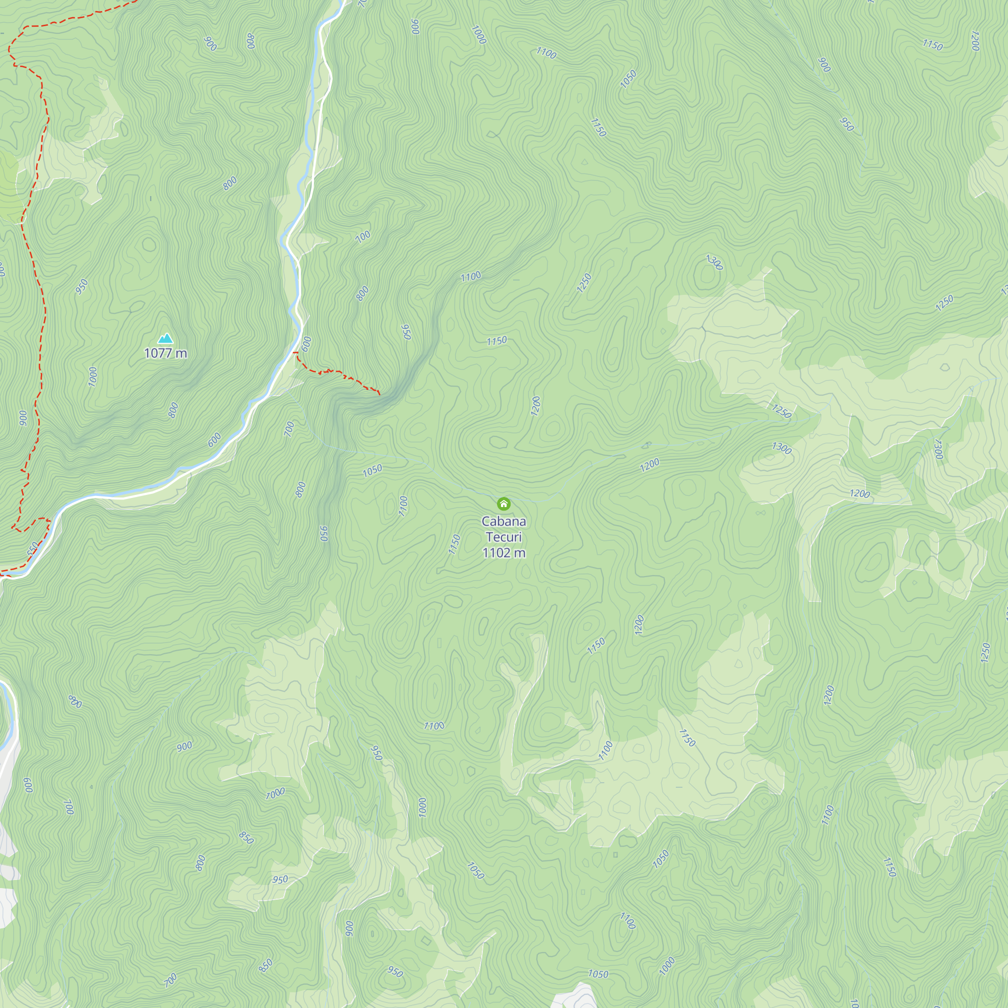 Cabana Tecuri map