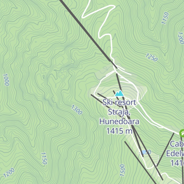 Map of Cabana Platoul Soarelui