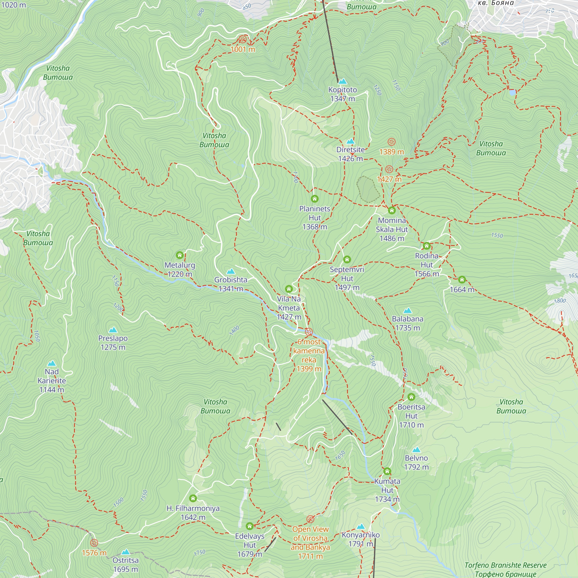 Vila Na Kmeta map