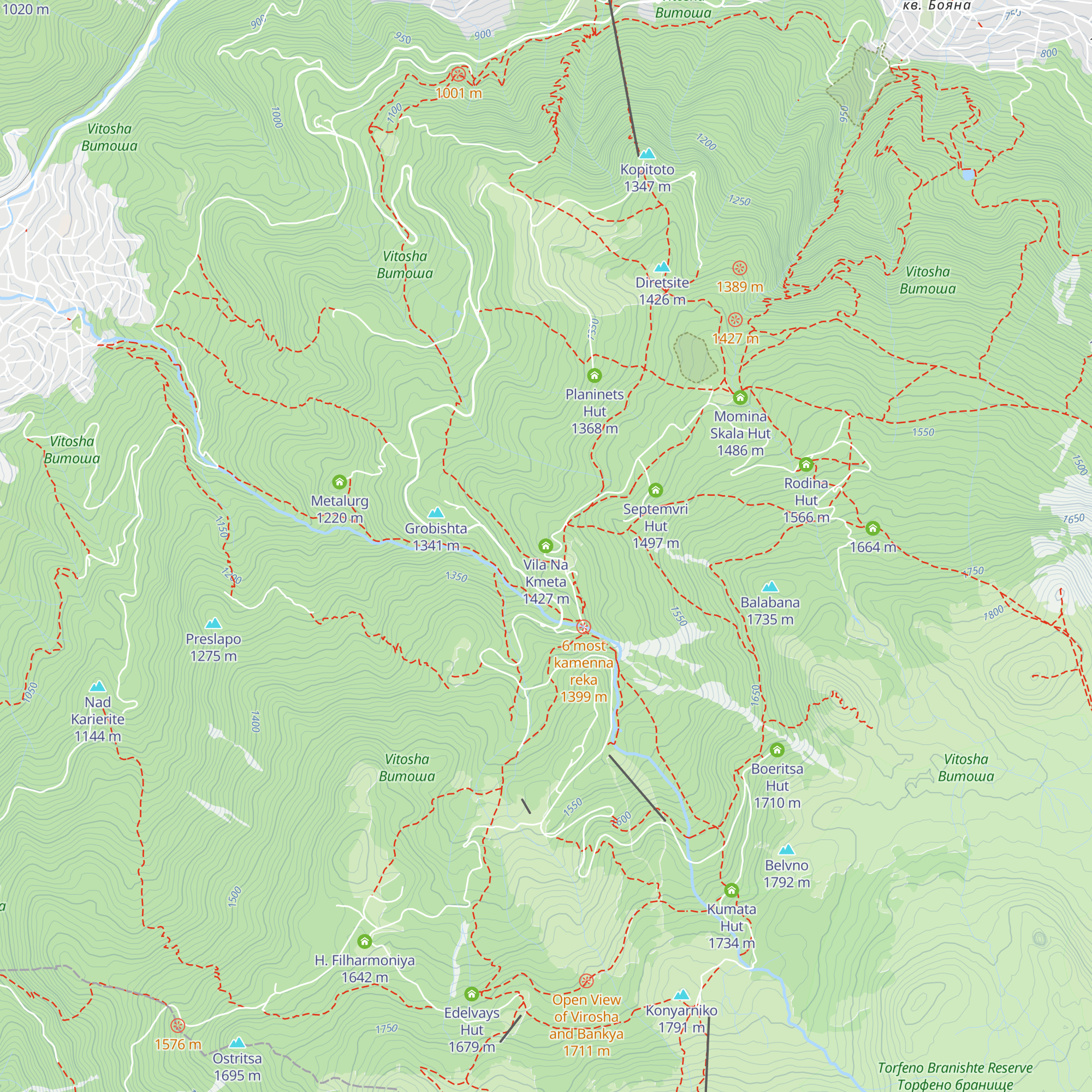 Vila Na Kmeta map
