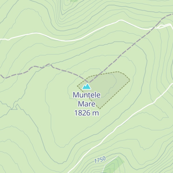Map of Muntele Mare