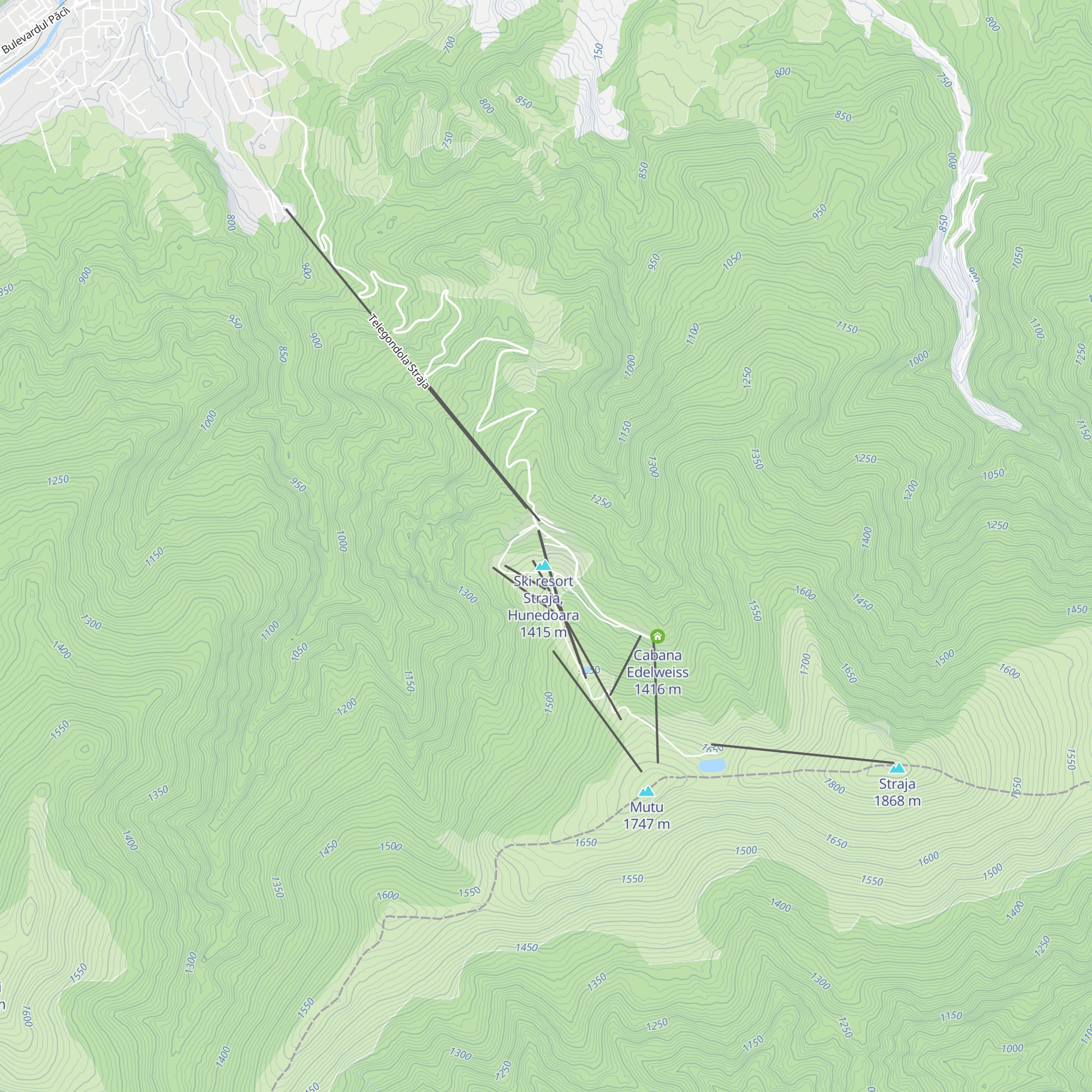 Cabana Anda map