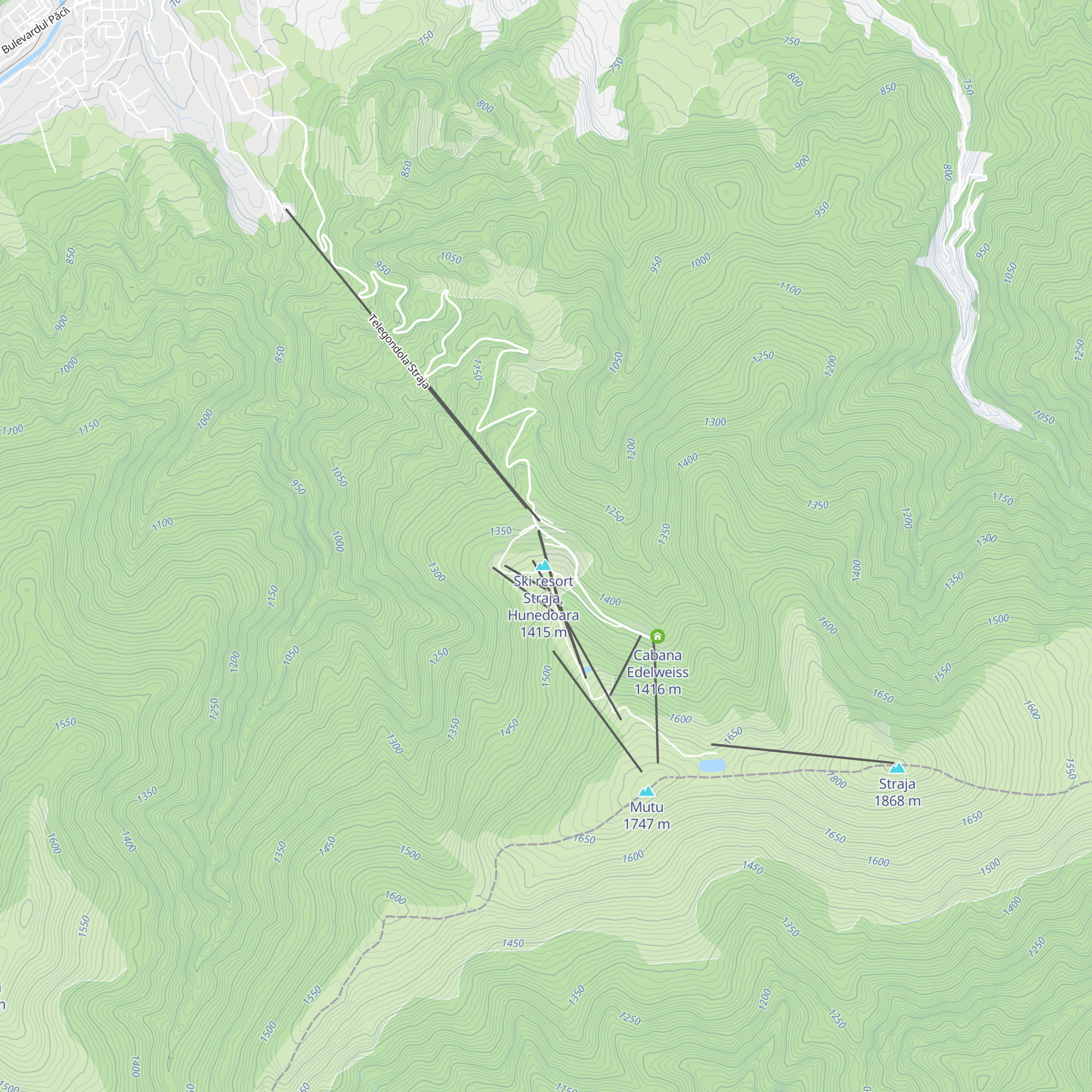Cabana Anda map