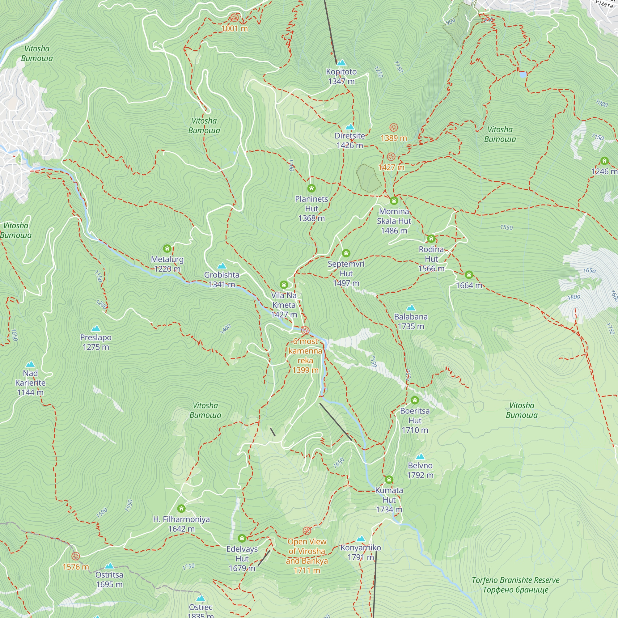 Kuker Hut map
