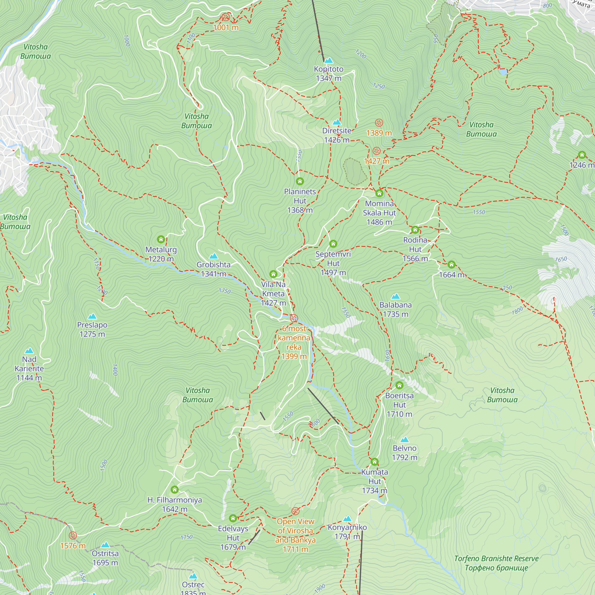 Kuker Hut map