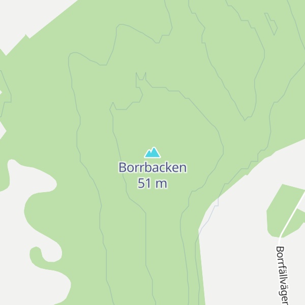Map of Borrbacken