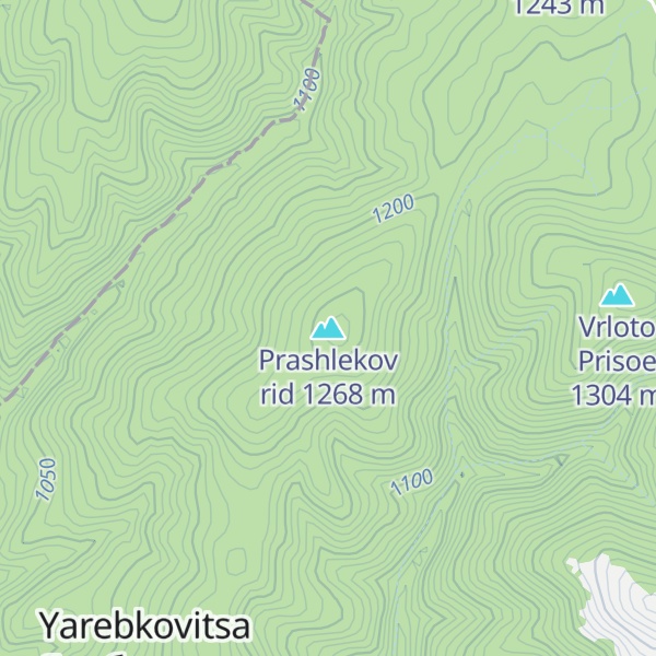 Map of Prashlekov rid
