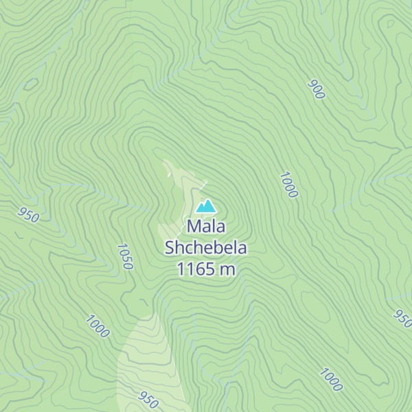 Map of Mala Shchebela