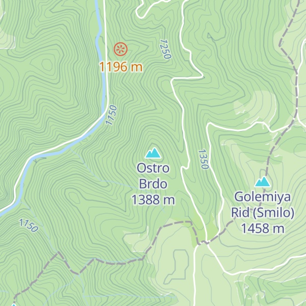 Map of Ostro Brdo