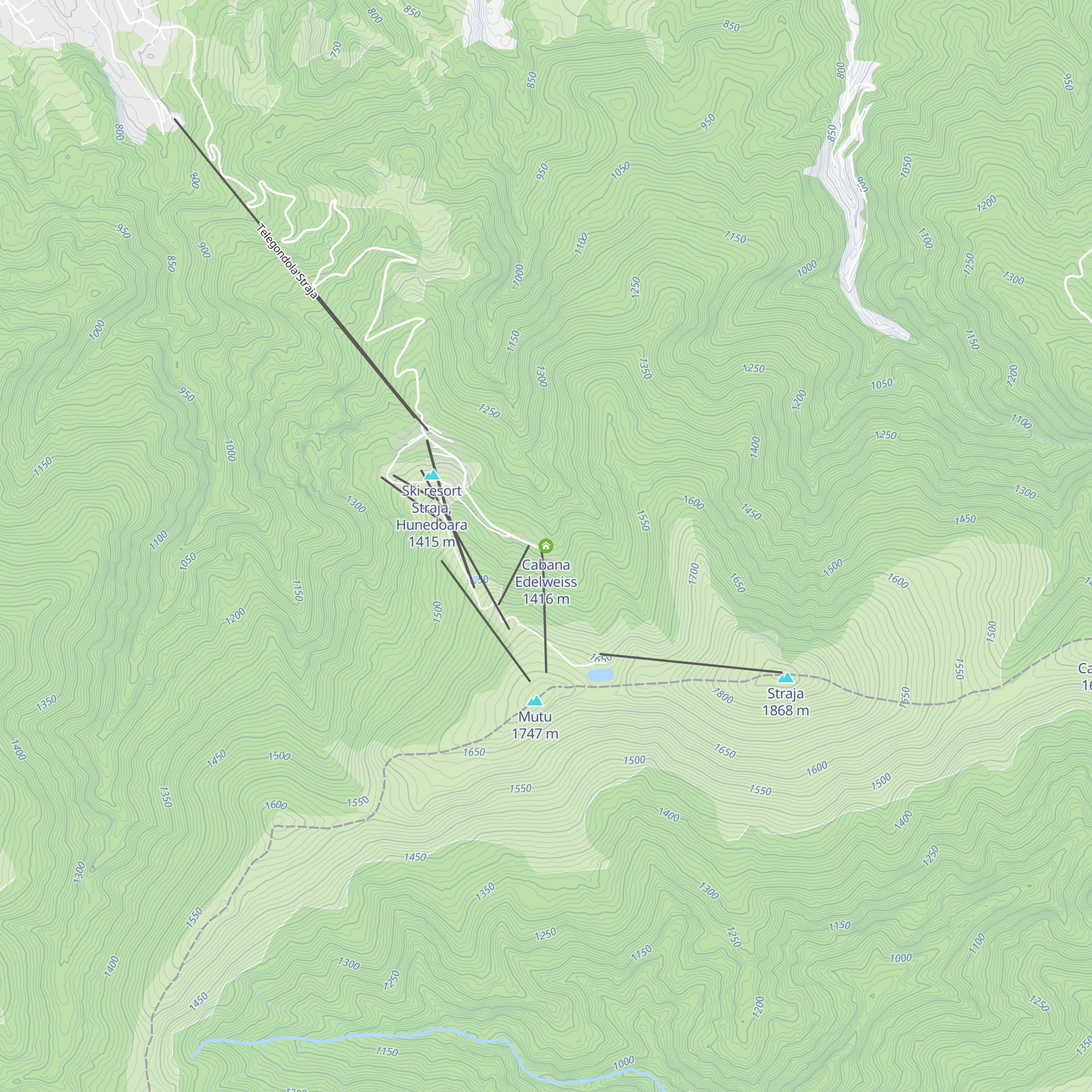 Cabana Edelweiss map