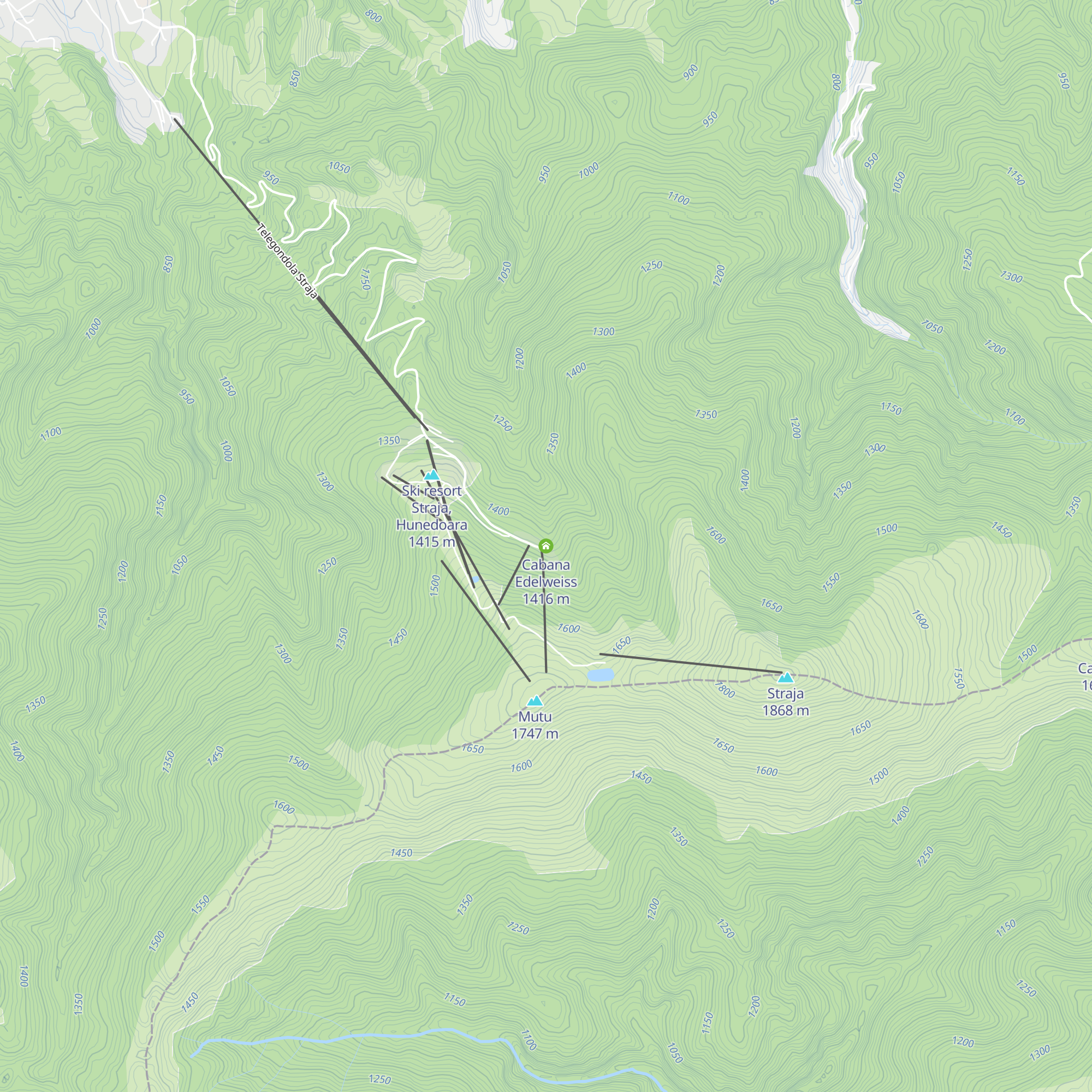 Cabana Edelweiss map