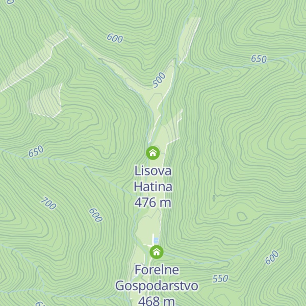 Map of Lisova Hatina