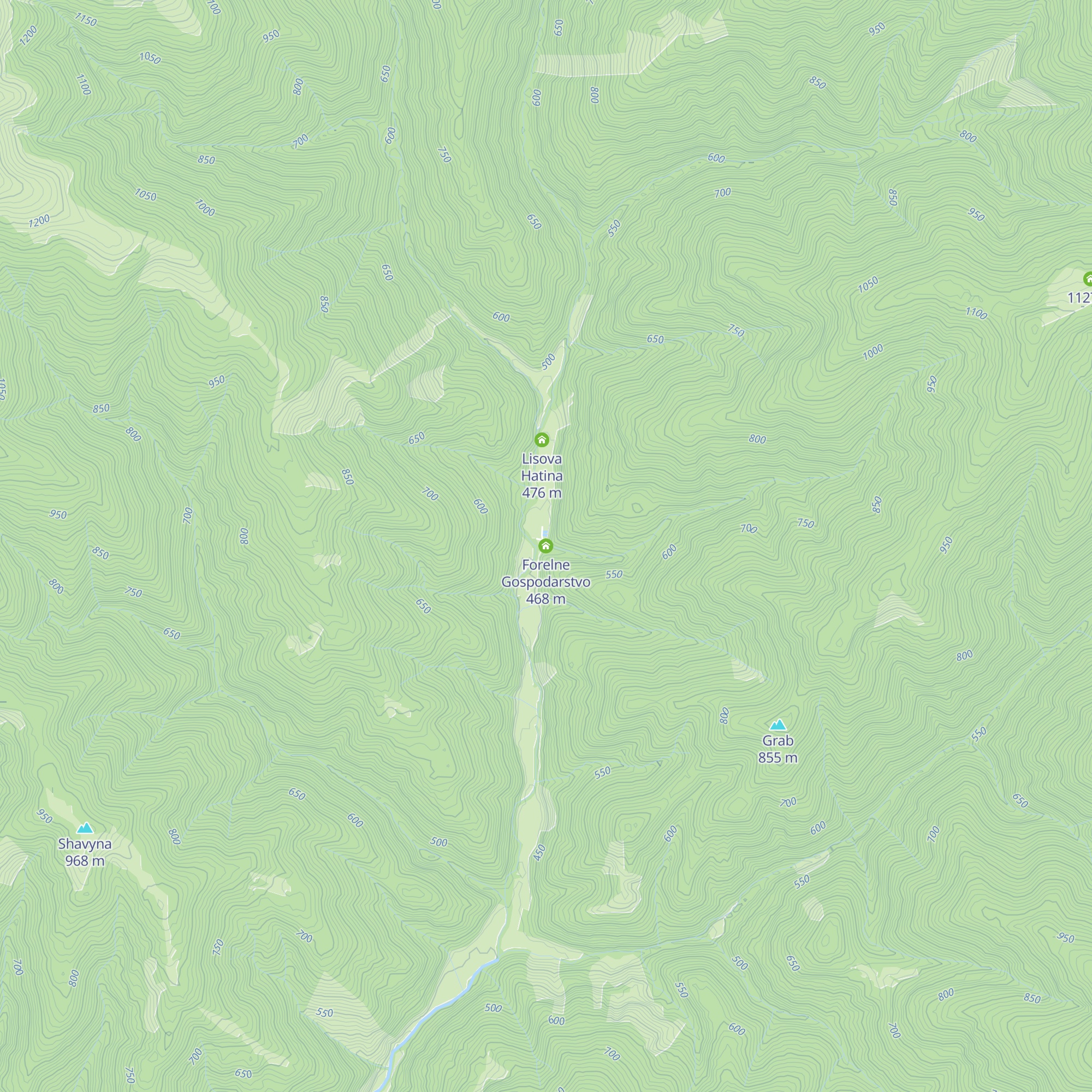 Forelne Gospodarstvo map