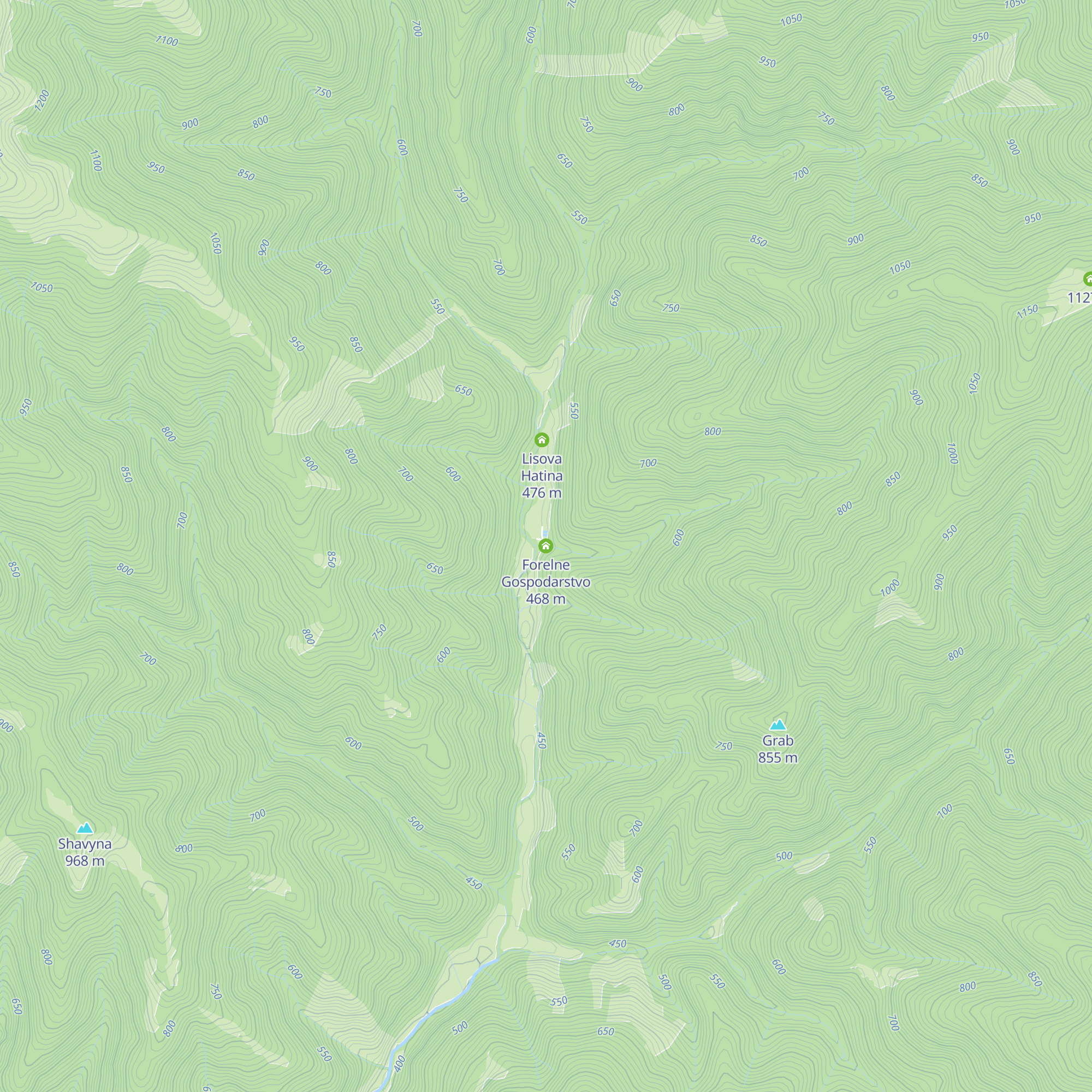 Forelne Gospodarstvo map