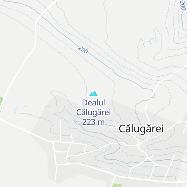 Map of Dealul Călugărei