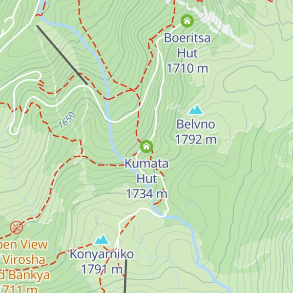 Map of Kumata Hut