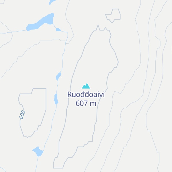 Map of Ruođđoaivi