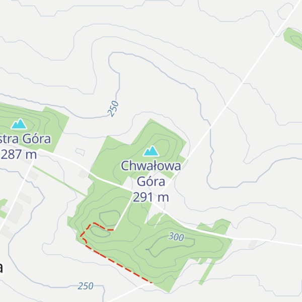 Map of Chwałowa Góra