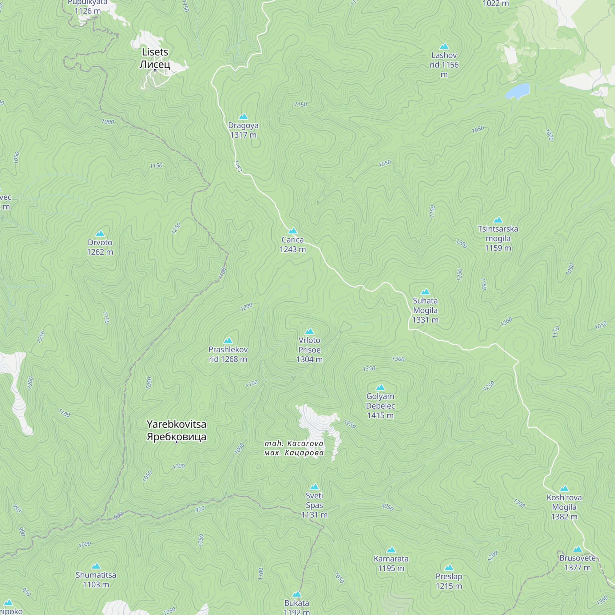 Lovna Hizha Yarebkovica map