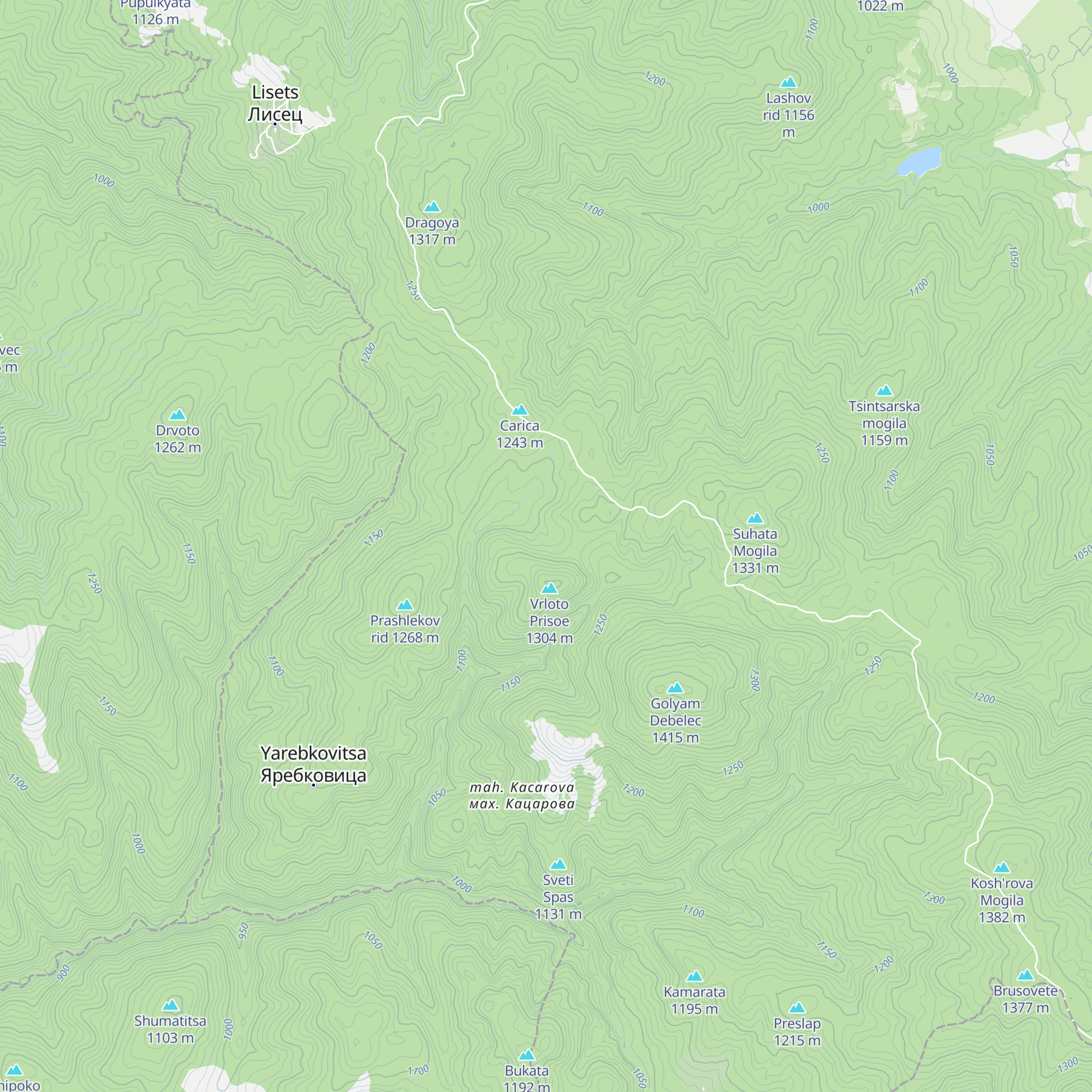 Lovna Hizha Yarebkovica map