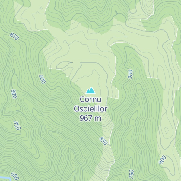 Map of Cornu Osoielilor