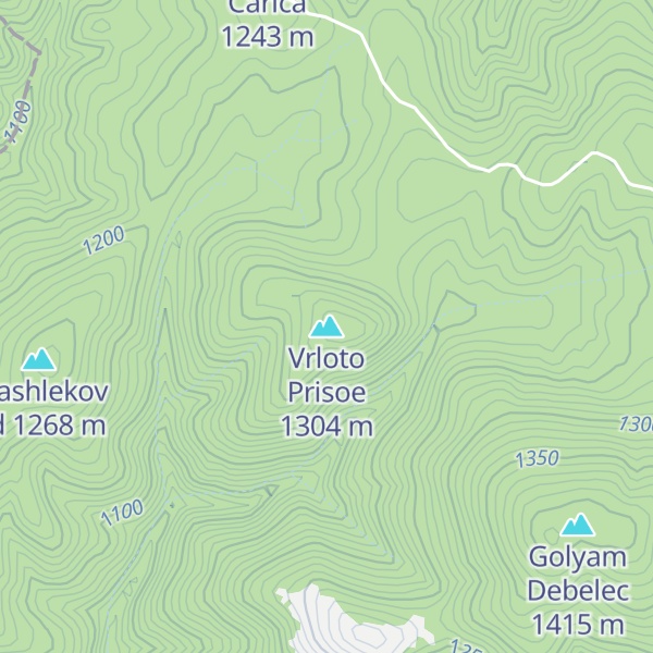 Map of Vrloto Prisoe