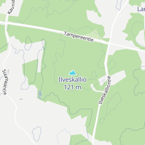 Map of Ilveskallio