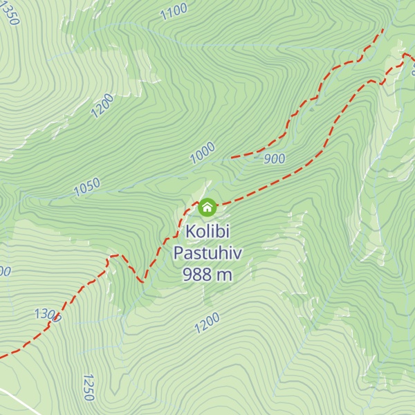 Map of Kolibi Pastuhiv