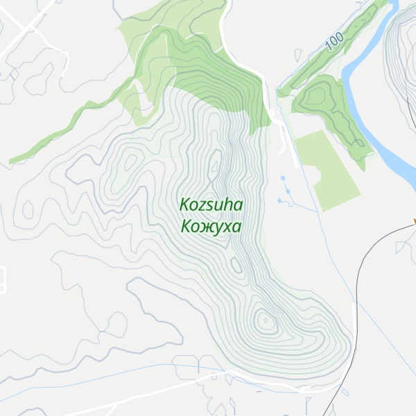 Map of Kozhuh