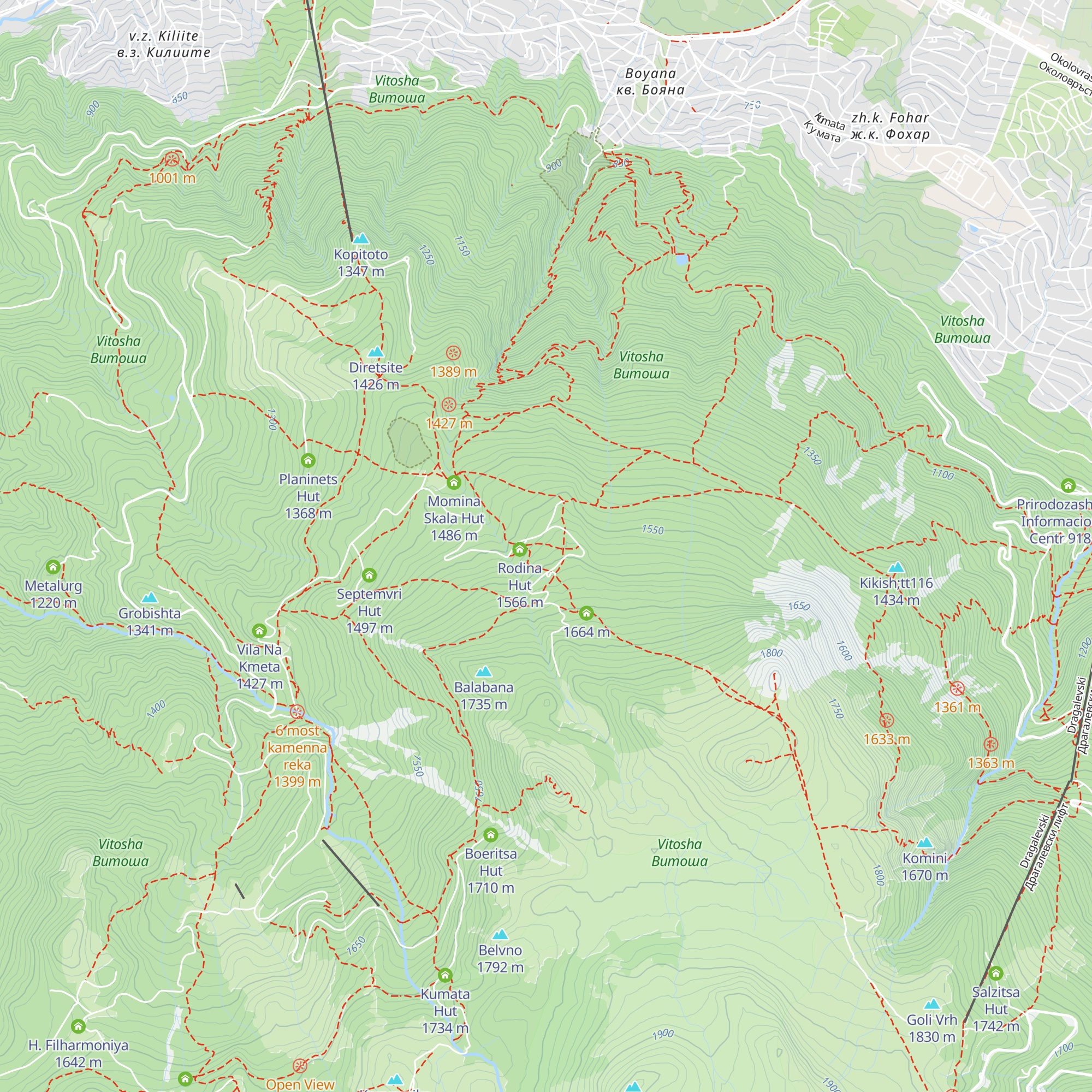 Gorski Dom Tintyava map