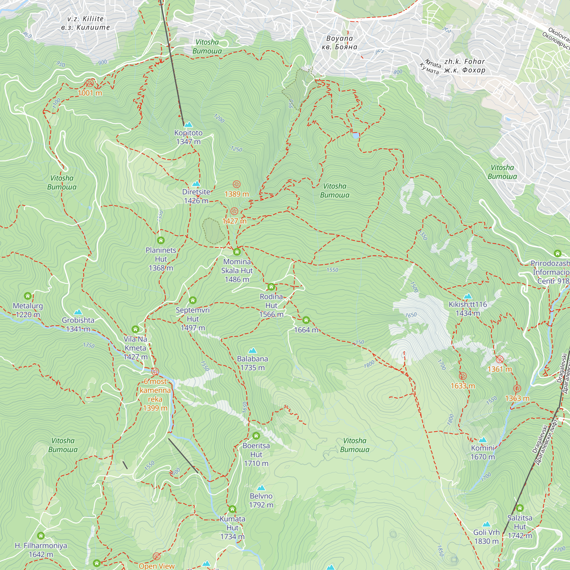 Gorski Dom Tintyava map