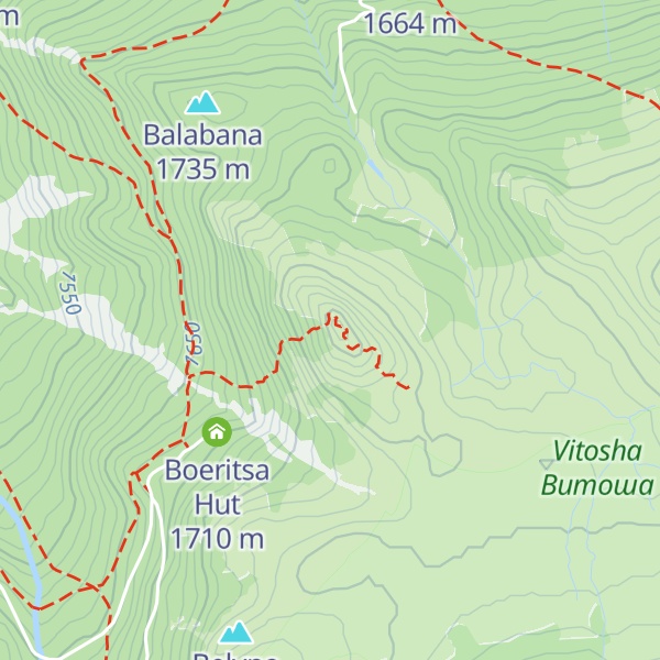 Map of Chernata Skala