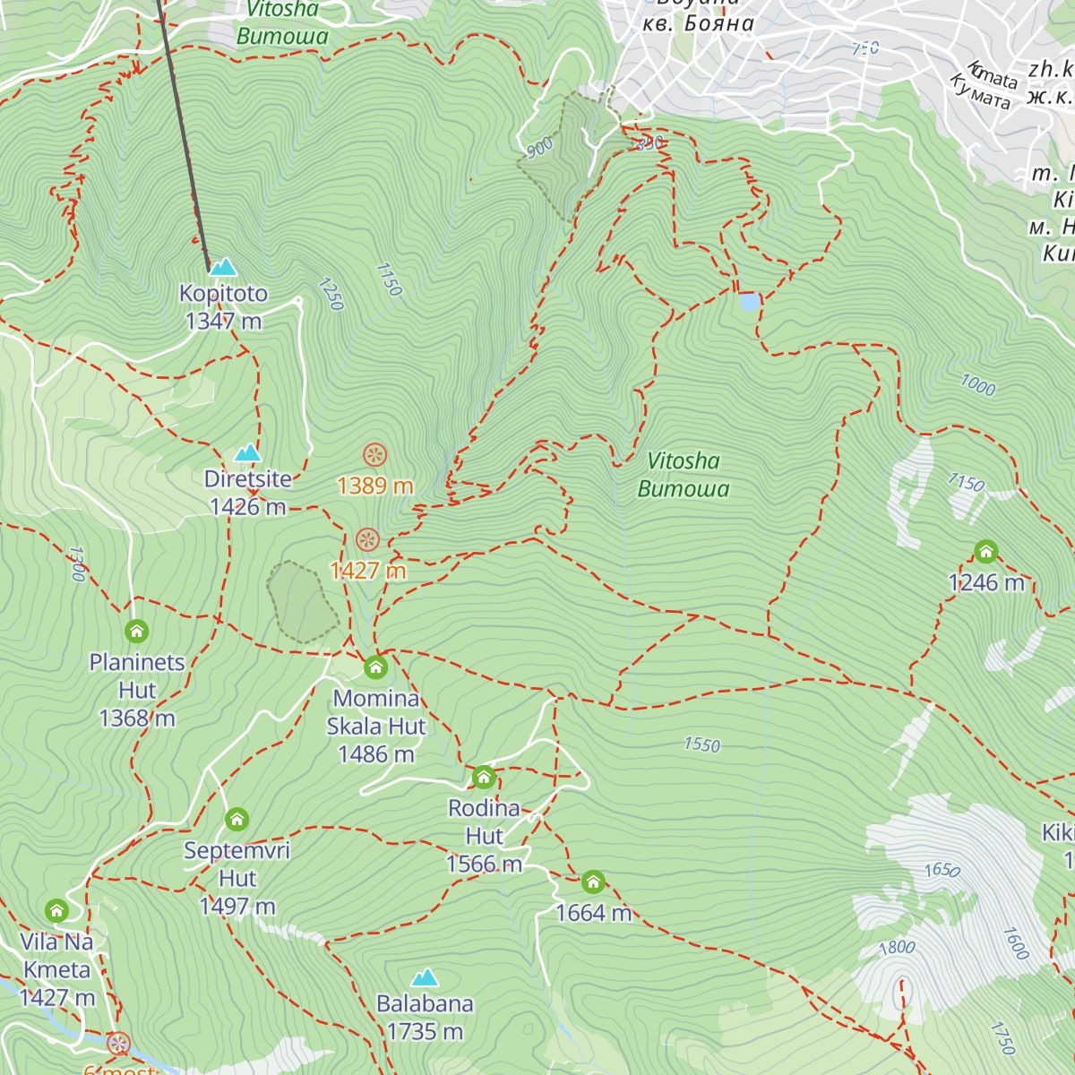 Esperanto Hut map