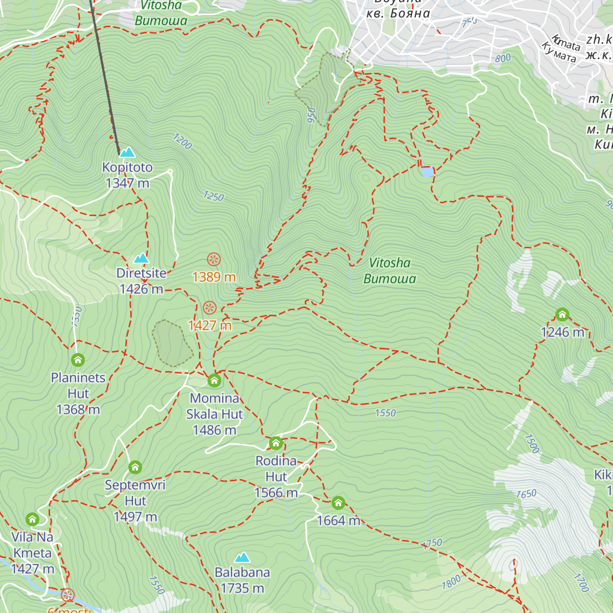 Esperanto Hut map