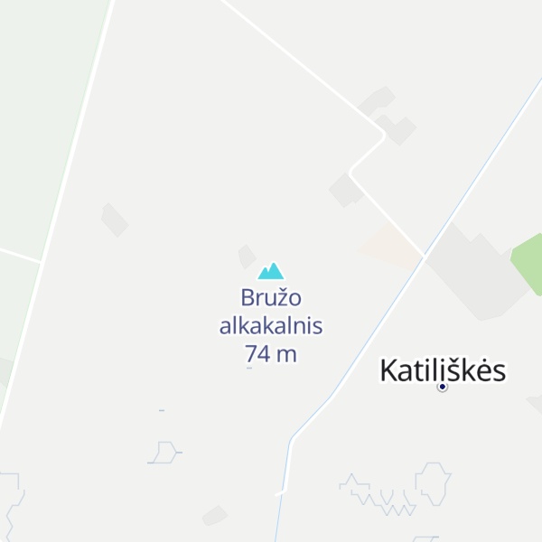 Map of Bružo alkakalnis