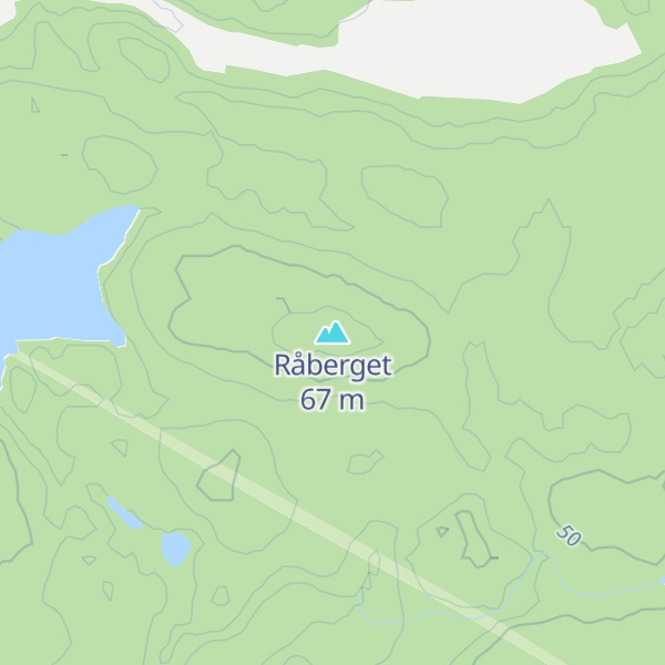 Map of Råberget
