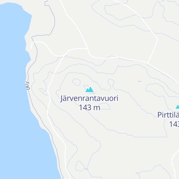 Map of Järvenrantavuori