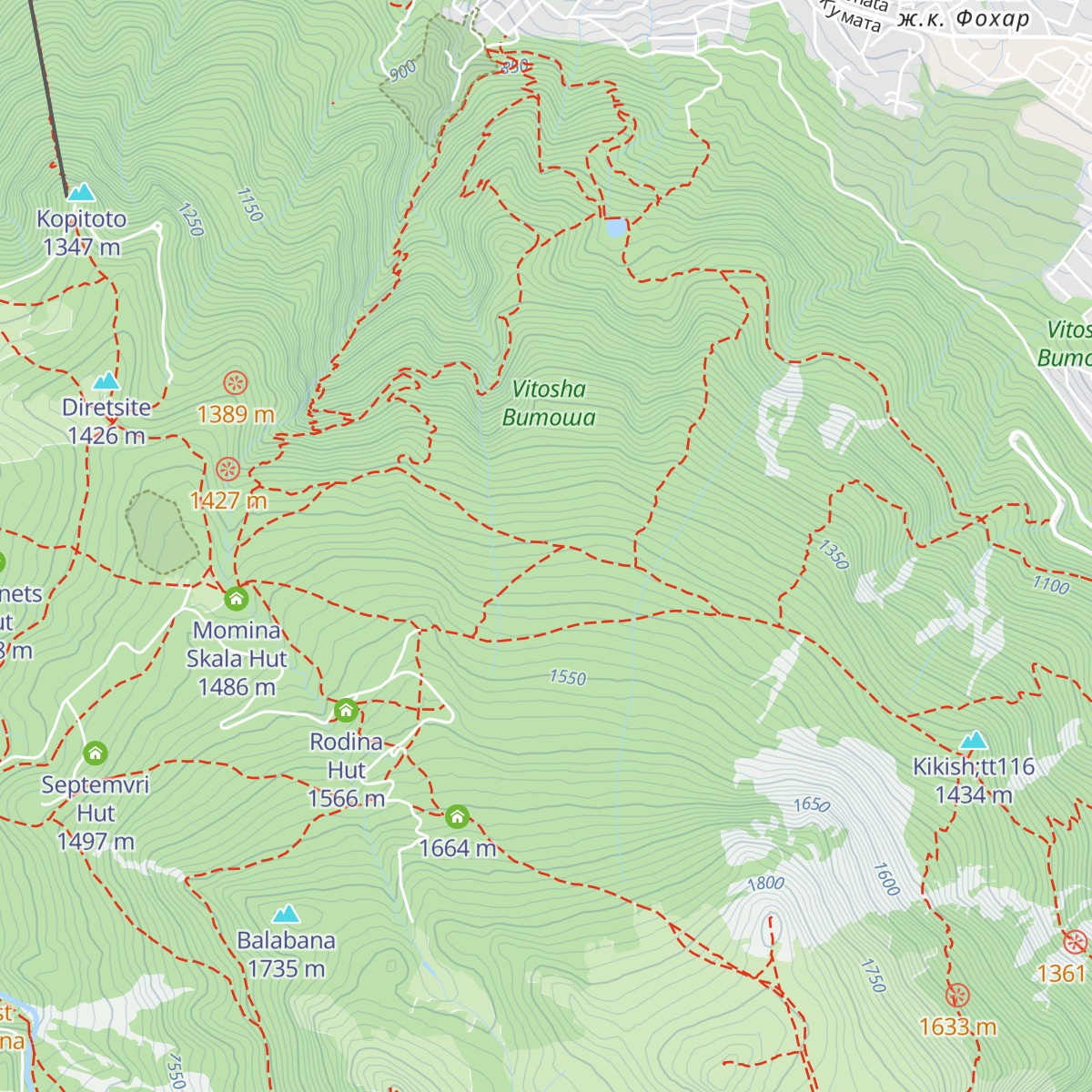 Kamen Del Hut map