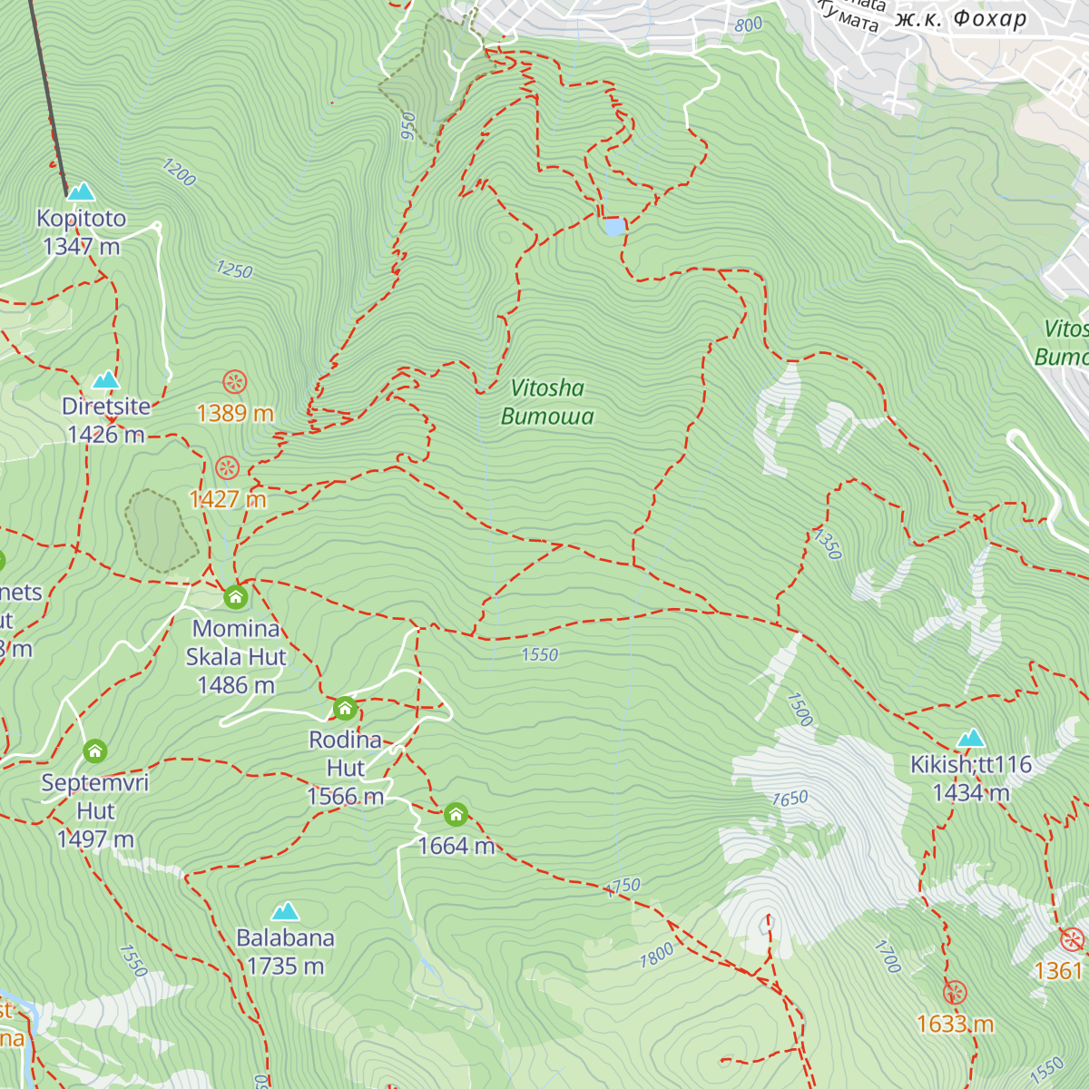 Kamen Del Hut map