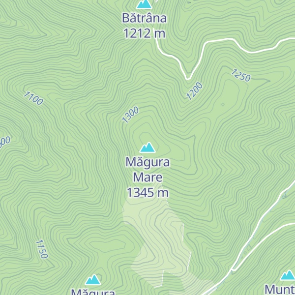 Map of Măgura Mare