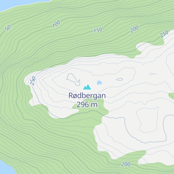 Map of Rødbergan