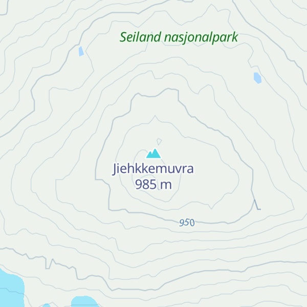 Map of Jiehkkemuvra