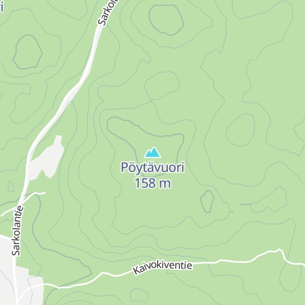 Map of Pöytävuori