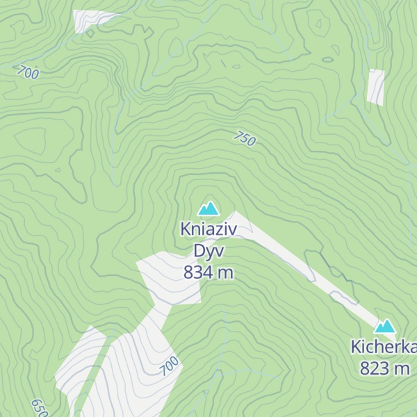 Map of Kniaziv Dyv