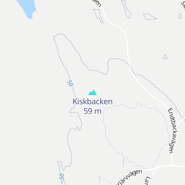 Map of Kiskbacken