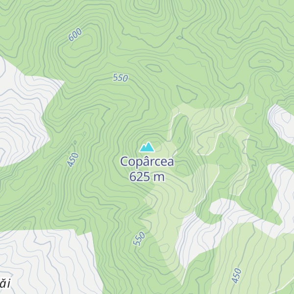Map of Copârcea