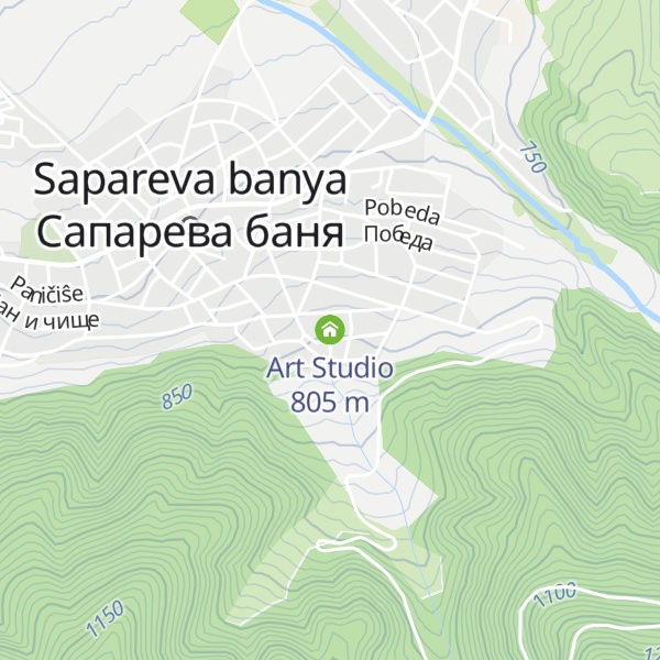 Map of Art Studio