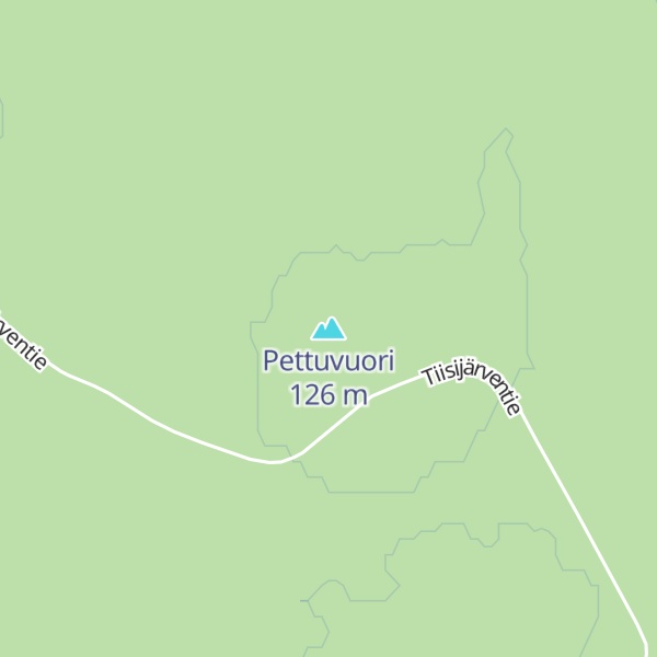 Map of Pettuvuori