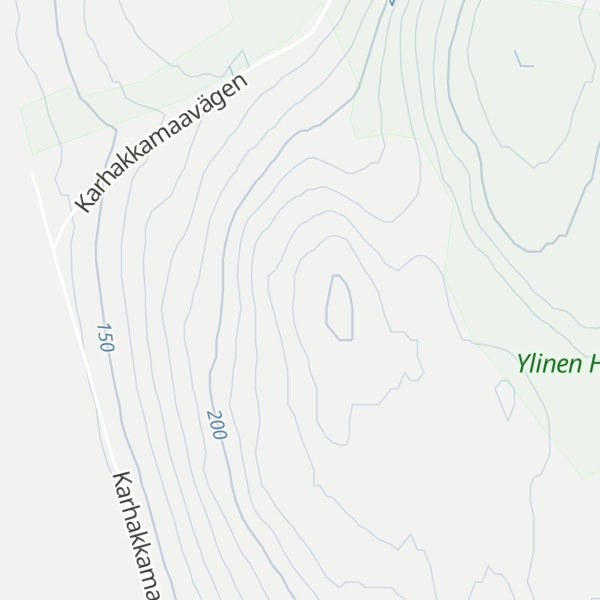 Map of Ylinen Honkanenvaara