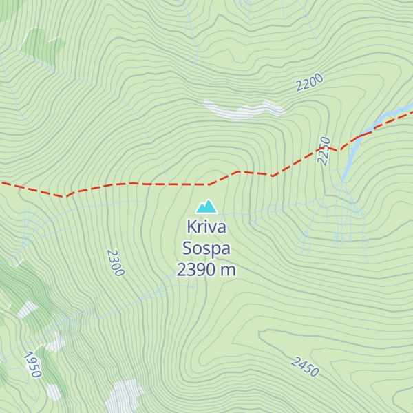 Map of Kriva Sospa